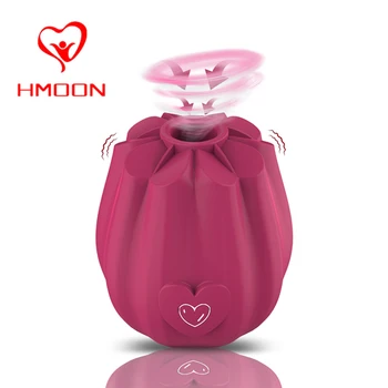 Rose Vibator Toy Vibrator for Women Silicone Clitoris Sucker Rose Shape Sex Toy Nipples Sucker 10 Frequency Clitoris Stimulator 2