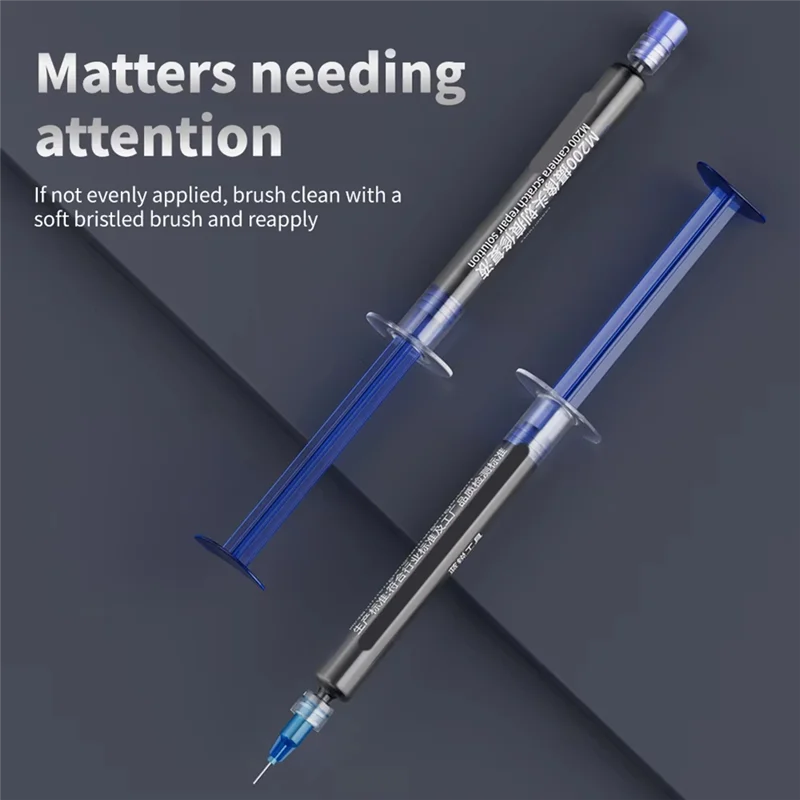 AD23-M200 블랙 스크래치 복구 솔루션 3ml 카메라 렌즈 스크래치, 물손상 복구용 빠른 복구