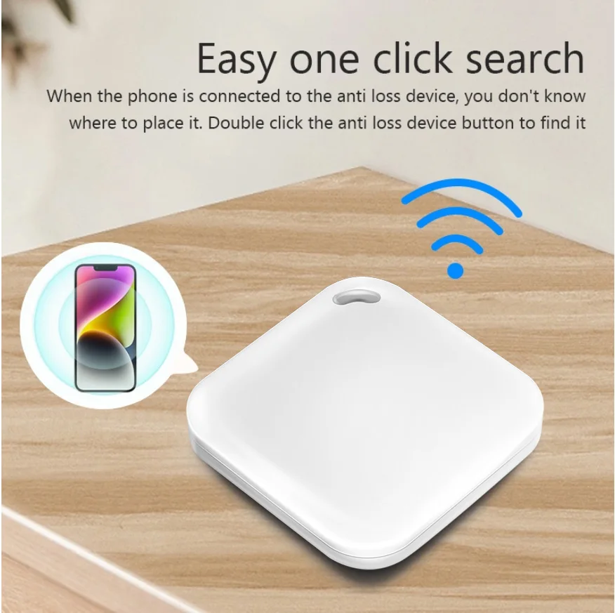 Smart GPS Tracker Works With Apple Find My APP Pet Kids Luggage Key Tracking Glo