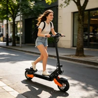 HEDAEER H67 Pro,Trottinette électrique tout-terrain 800W 48V 15.6AH haute performance, pliable, pour les trajets quotidiens et le transport professionnel. 1