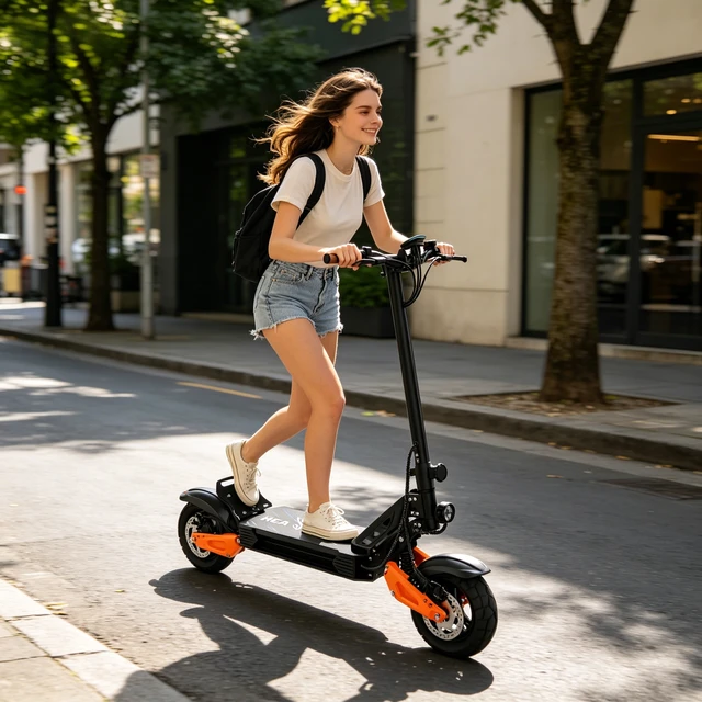 HEDAEER H67 Pro,Trottinette électrique tout-terrain 800W 48V 15.6AH haute performance, pliable, pour les trajets quotidiens et le transport professionnel. 1