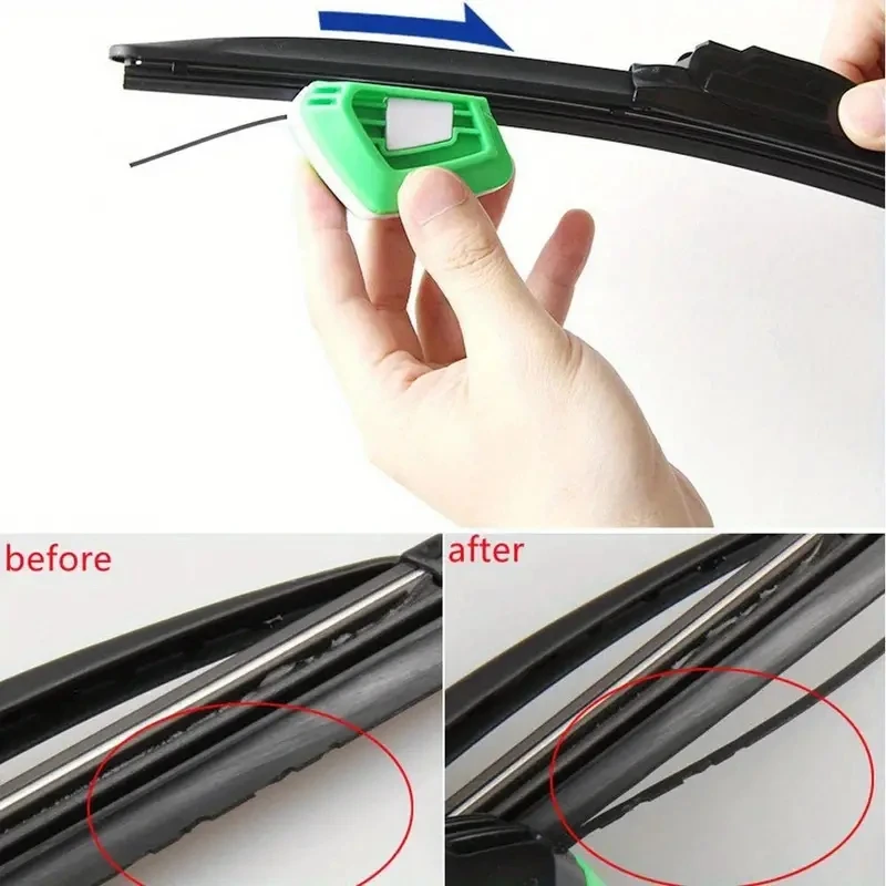 Universal Car Wiper Blade Repair Tool - Rubber Regroove Cutter,Trimmer and Restorer for Windscreen Wiper Blades, Car Accessories