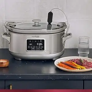 Description Picture 3 of item7-Quart Cook & Carry™ Slow Cooker with Sous Vide,Programmable, Stainless Steel