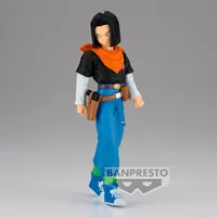 BANPRESTO-Figurines Dragon Ball Z en PVC, THE SOLID EDGE, Punta KS Lazuli ANDROID 17 18 Lapis Anime, Collection de modèles, Butter, Original 4