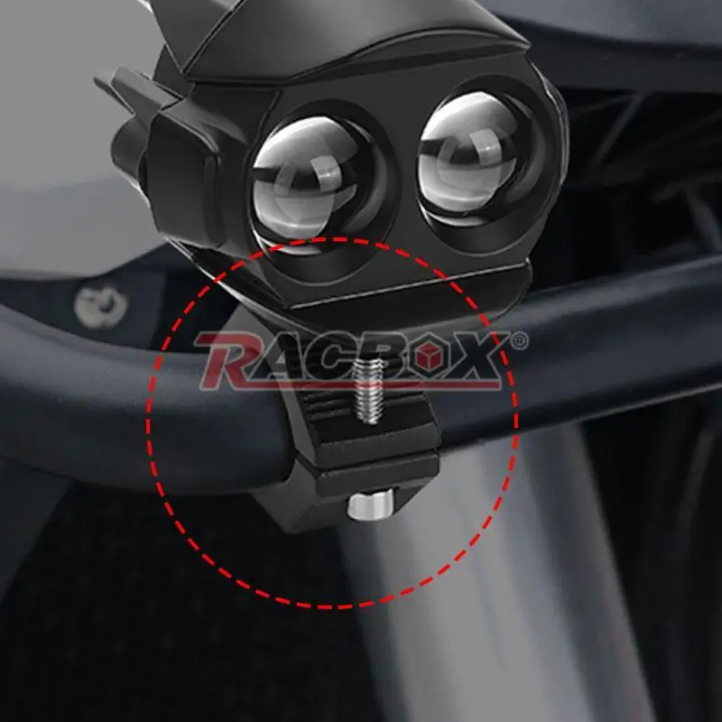 20-32mm Motorcycle Spotlight Mounting Bracket Aluminum Headlight Auxiliary Lamp