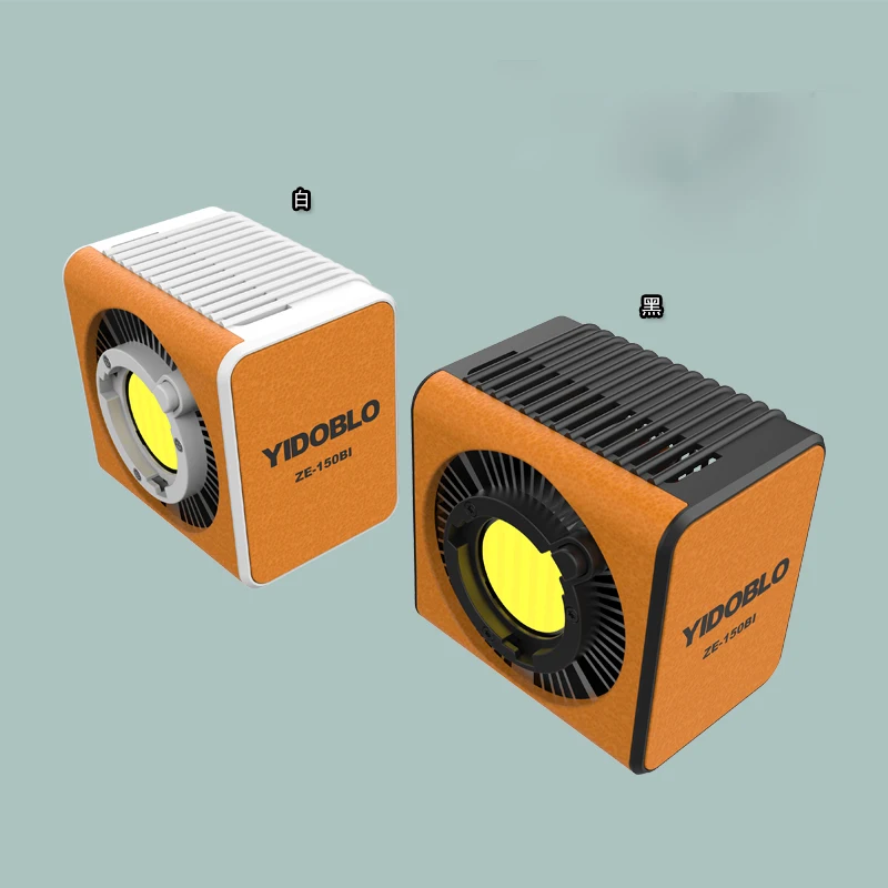 Yidoblo ZC-150Bi COB LED 조명, 사진 조명, 야외 사진 비디오 촬영, 휴대용 포켓 라이트, 150W