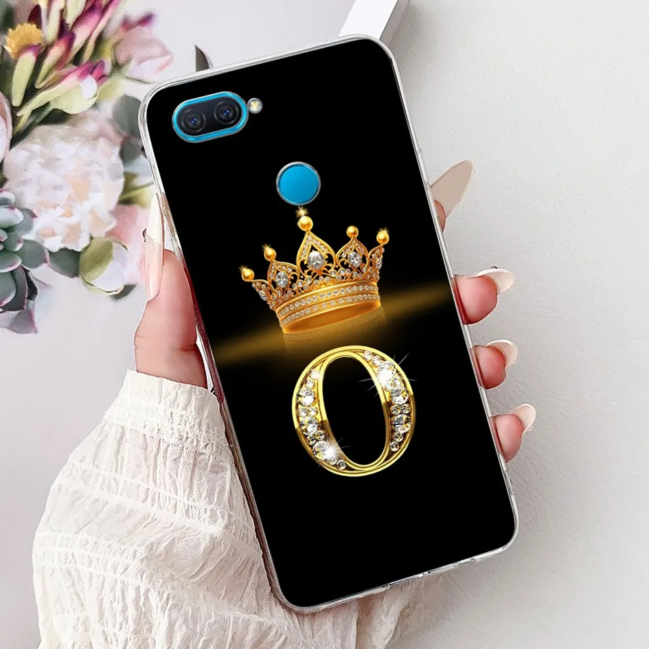 Fashion Letters Crown Soft Silicone Back Protective Phone Case Cover