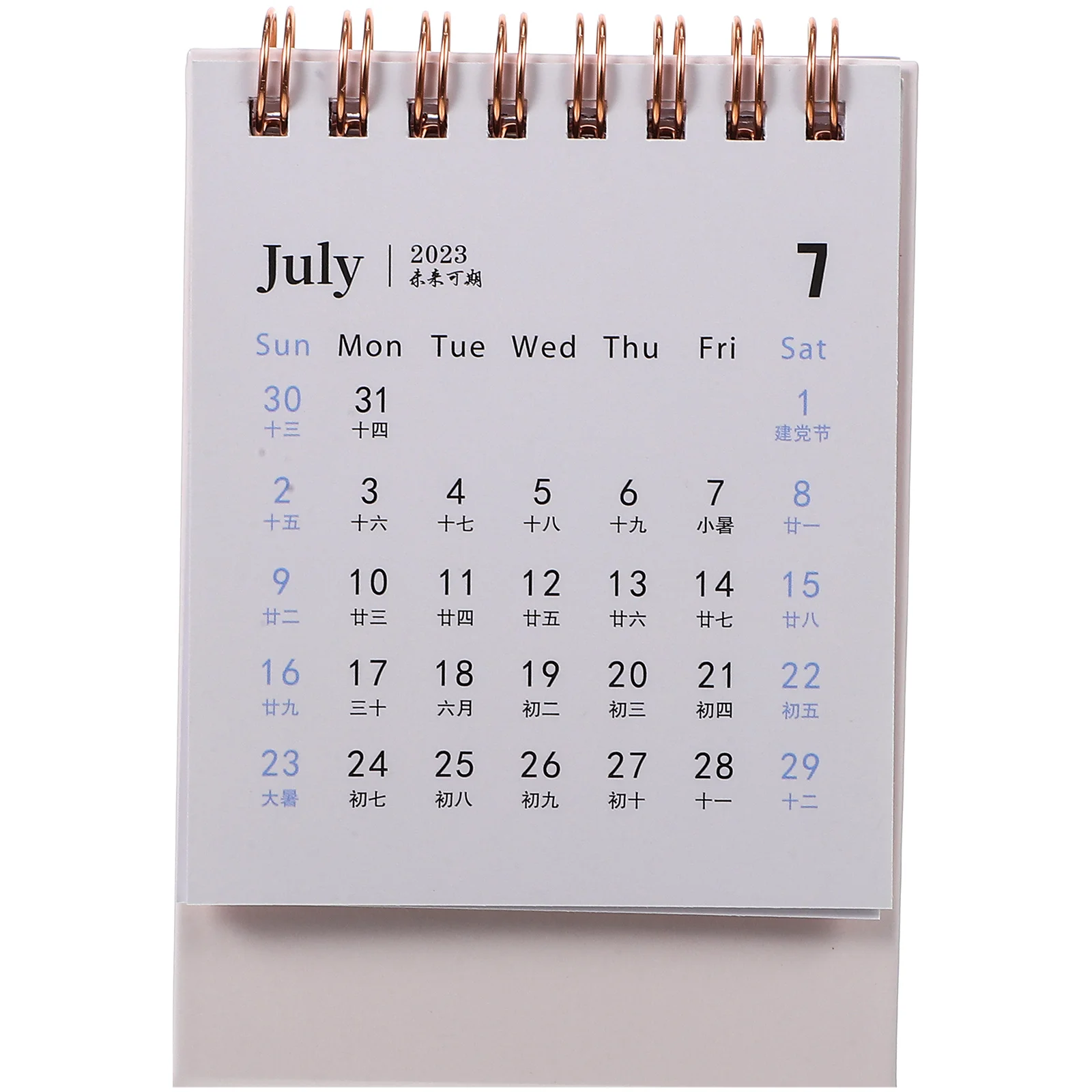 

solid color Mini Desk Calendar Office School Supplies calendar Desk calendar monthly Planner Desk accessories Decor Record