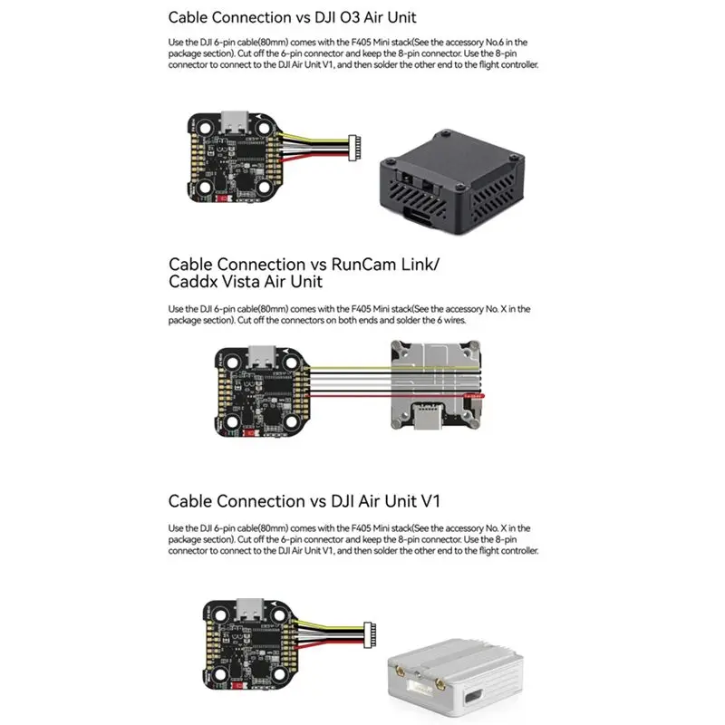 AED7-For Speedybee F405 미니 BLS 35A 20X20 스택 보드 4-In-1 ESC 보드 무선 베타플라이트 구성 드론 스택