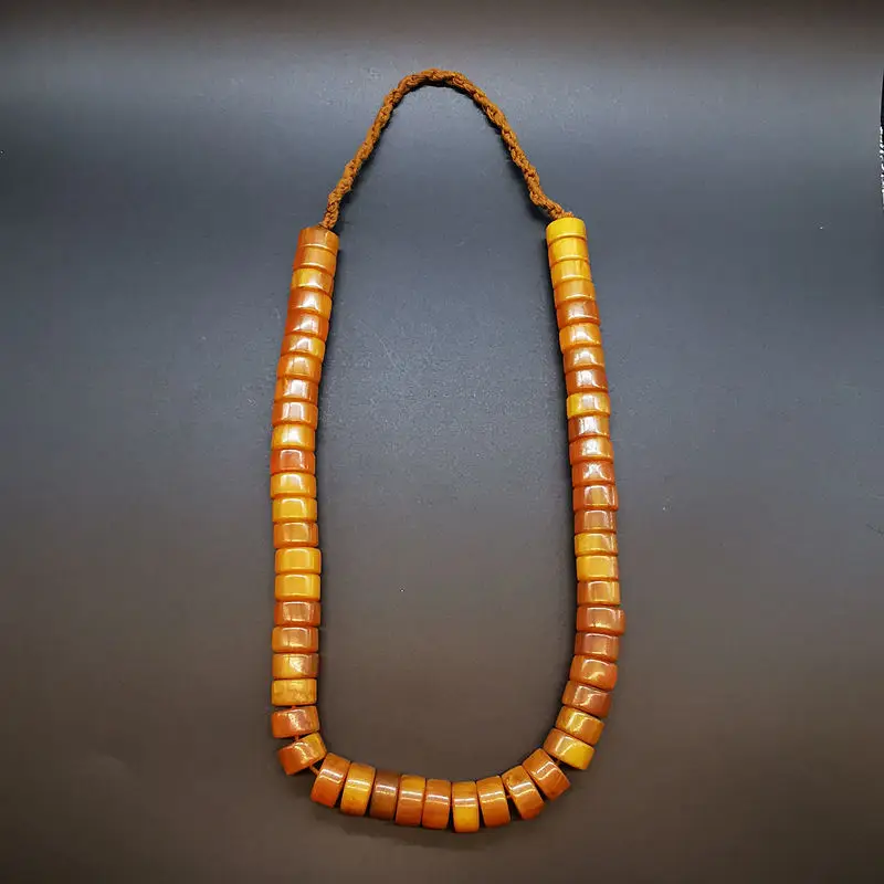 チベットネックレス模造コパール樹脂ビッグビーズネックレス TNL332