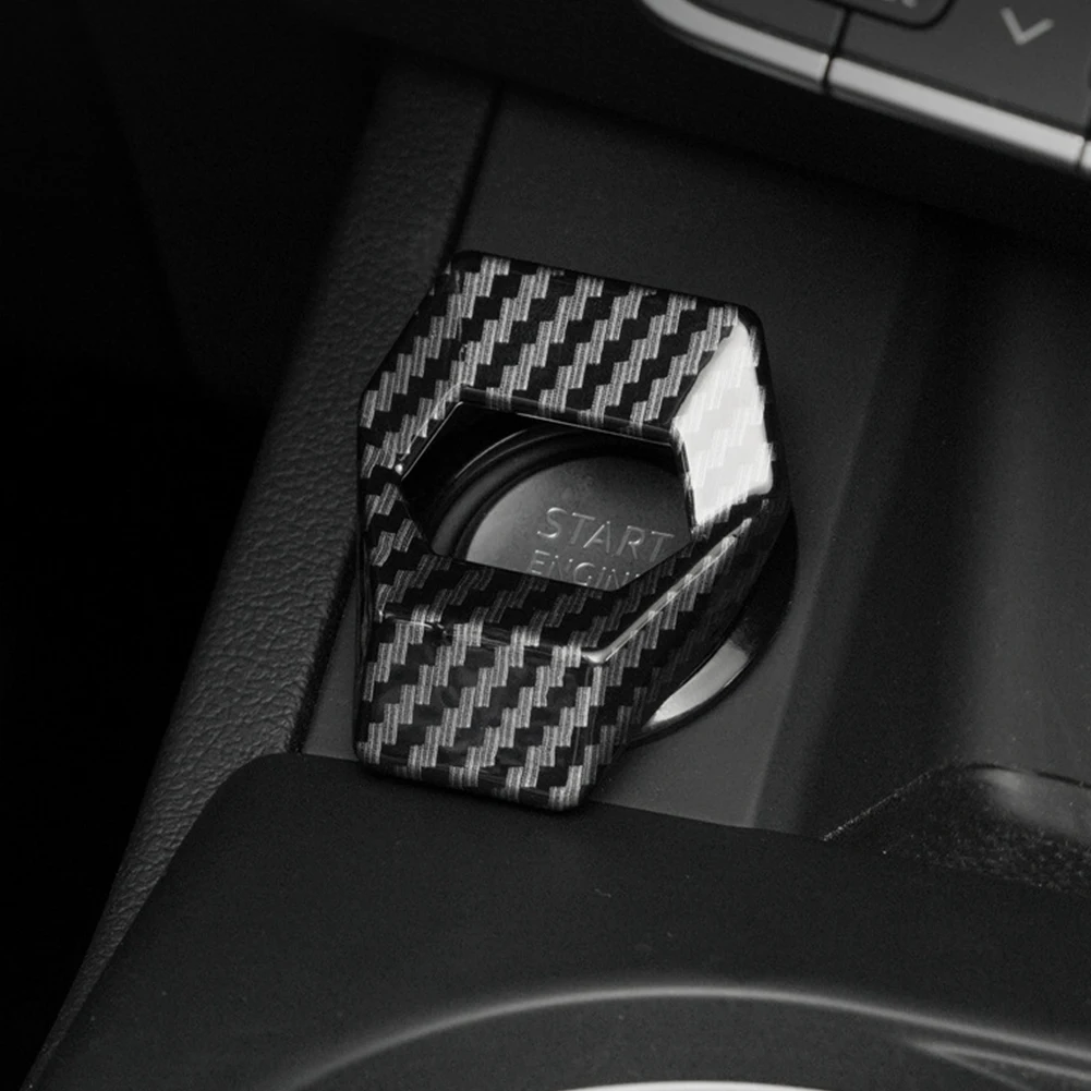 Engine Start/Stop Button Decorative Cover - Stylish Interior Auto Accessory