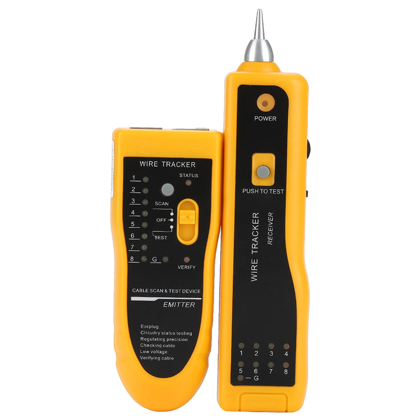 Cable Detector Cable Tester Handheld Rapid LAN Network Tester Line Finder Wire Diagnose Tone Tool