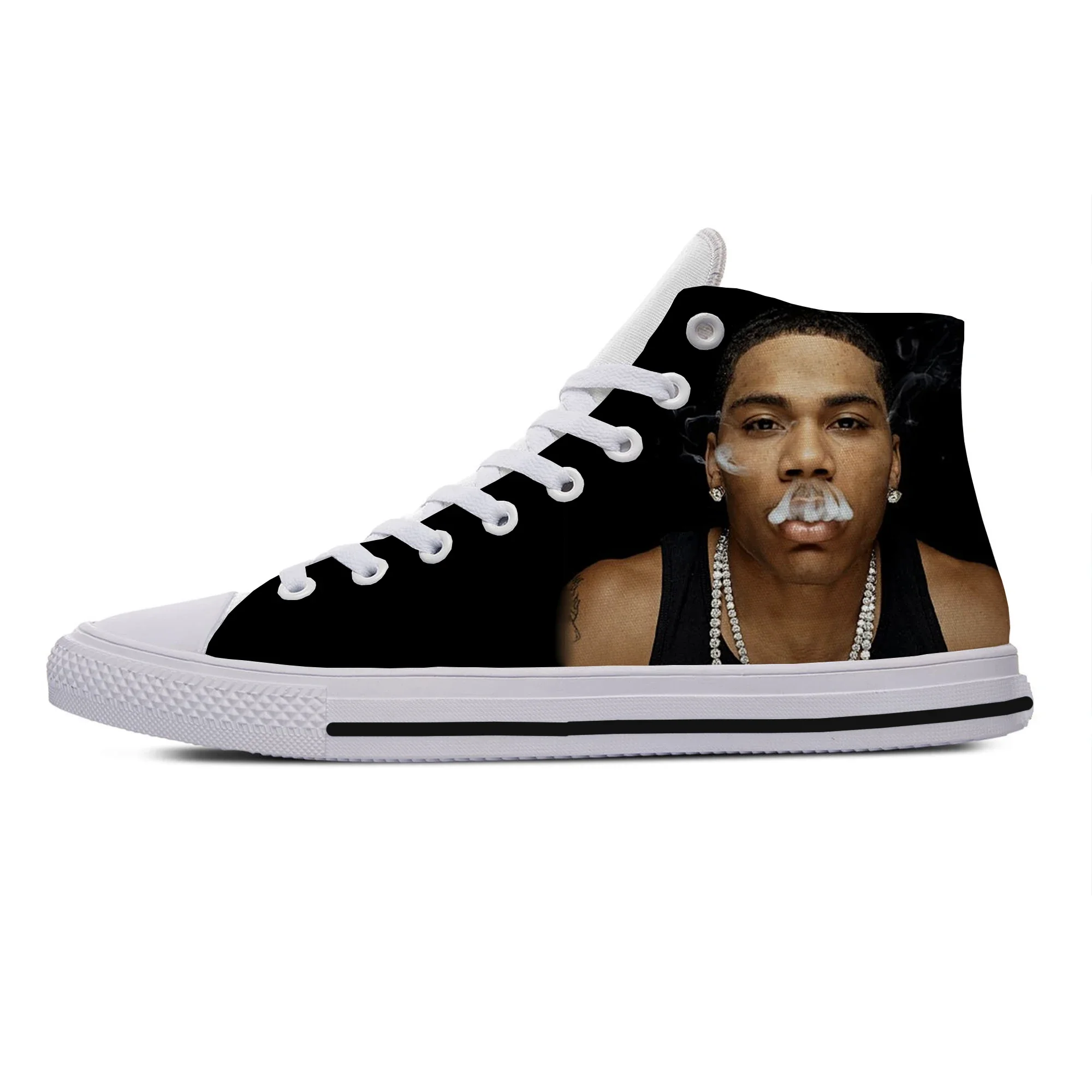 Hot Cool Fashion Funny Hip Hop Summer High Quality Sneakers Latest Casual Shoes Men Women Nelly High Help Classic Board Shoes