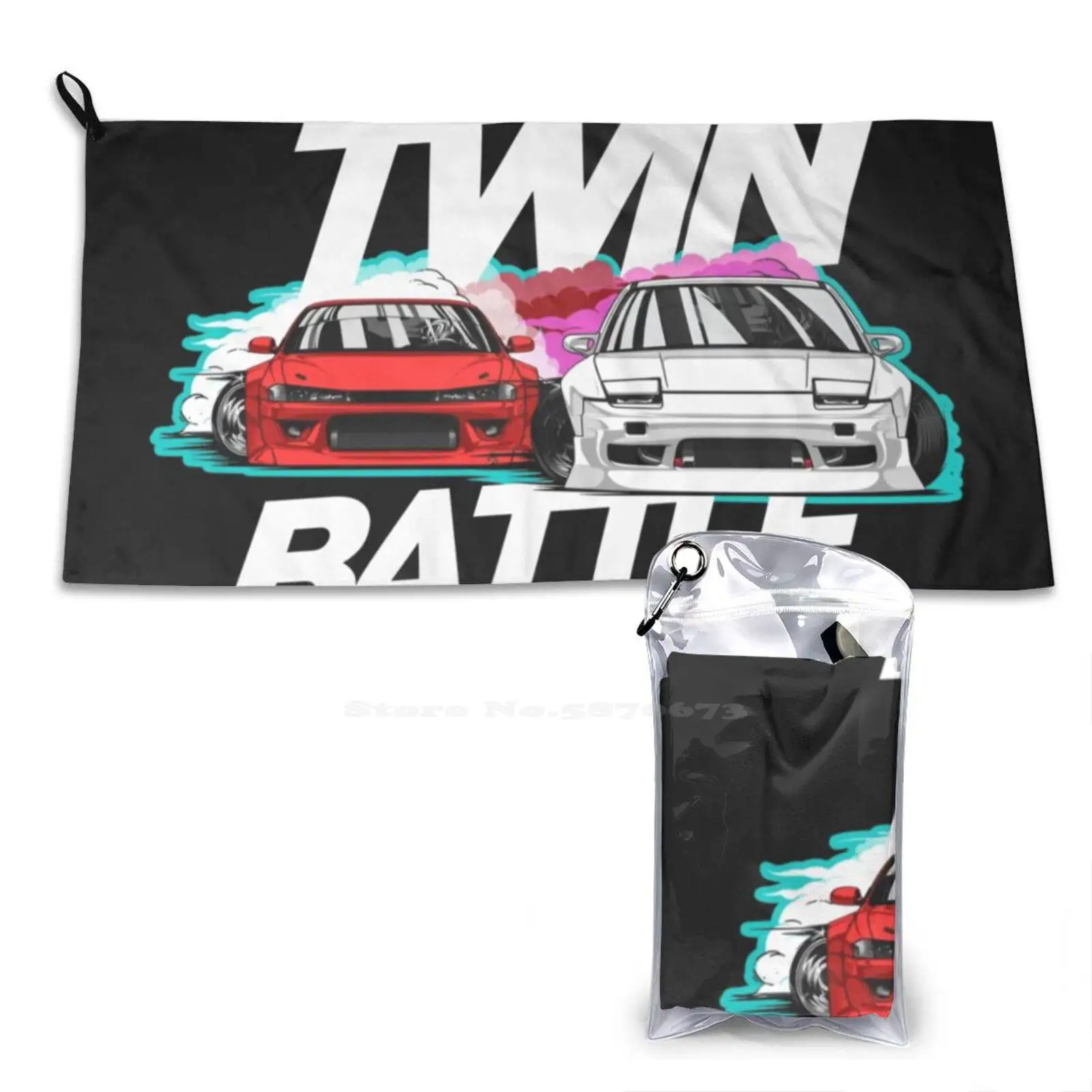 Мягкое банное полотенце Nissan schассис Twin Drift Battle, уличная Мочалка для Nissan Skyline Gtr Jdm Nismo Bnr34 Hakosuka R33 R32 Fd3S