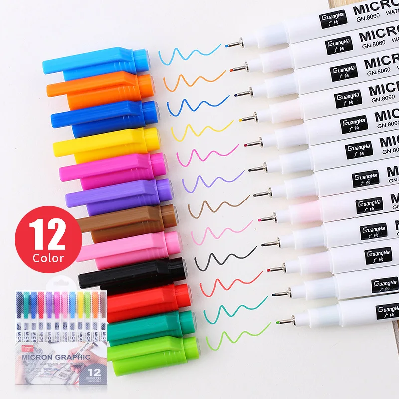 15 Colors/ Set Metallic micron pen Detailed marking color Metal marker for  album black paper drawing School Art supplies - Price history & Review, AliExpress Seller - GuangNa Stationery Store