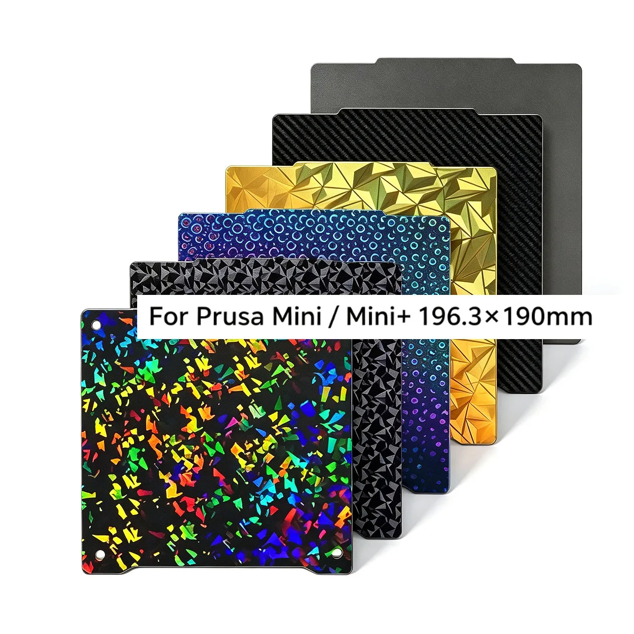 Enhanced 3D Printer Build Plate - Double-Sided Textured & Smooth PEI-Coated Steel Sheet