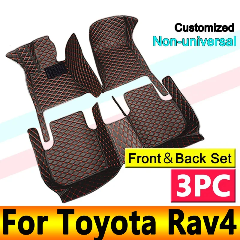 

Car Floor Mats For Toyota Rav4 Rav 4 2020 2019 (XA50 50) Auto Interior Accessories Waterproof Protector Covers Leather Carpets