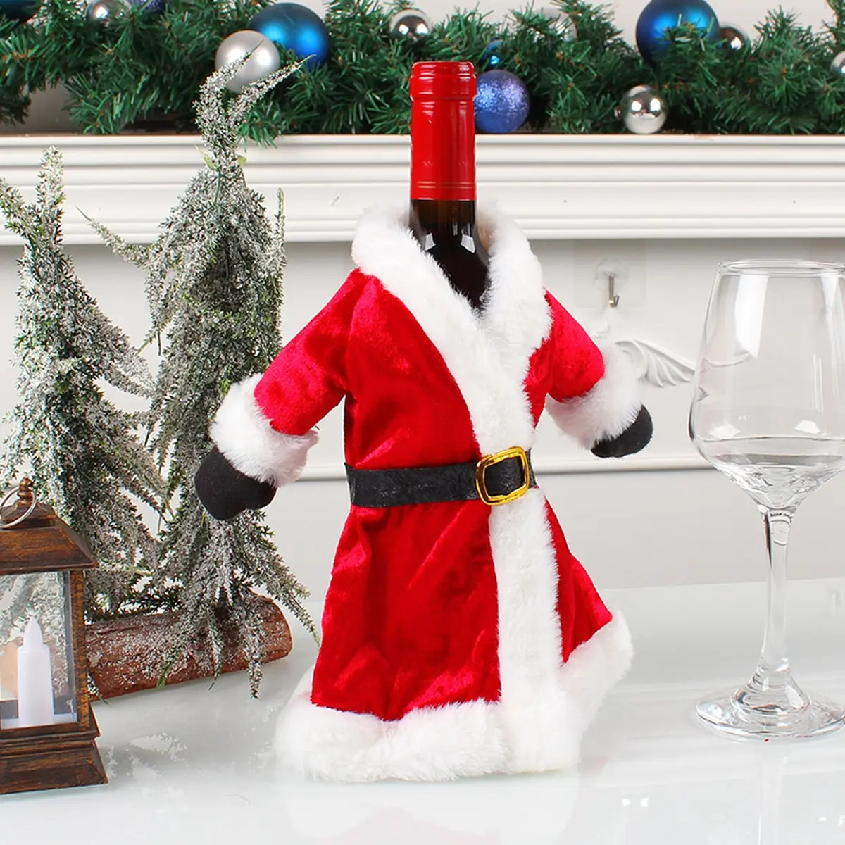 Christmas Wine Bottle Cover Fabric Material
