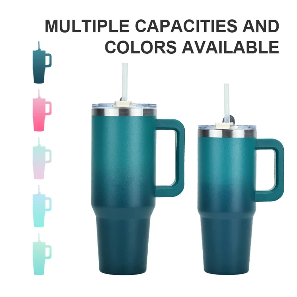 30OZ Stainless Steel Insulated Bottle with Handle, Large Capacity Insulated Cup, Portable Gym Water Bottle, Sports Kettle