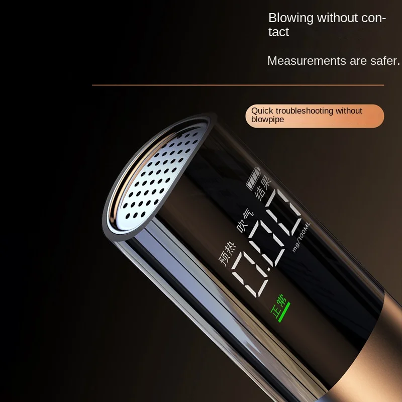 New Energy Vehicle Alcohol Tester Blow Type Drunk Driving Detector Car Mini Alcohol Test