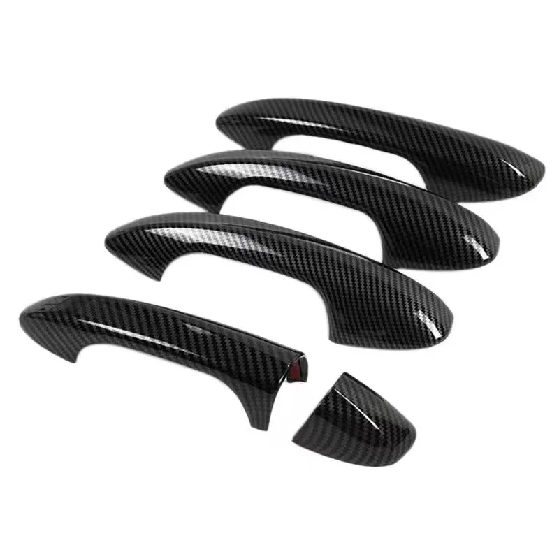 Für Mercedes Benz E-klasse W213 W238 2016-2023 Glänzend Schwarz Carbon Faser LHD Auto Türgriff Abdeckung Styling zubehör Aufkleber – Detail 9