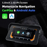 EKIY Wireless CarPlay Moto Android Auto GPS Motorcycle Navigation Display Screen 5.0 inch Portable Digital Motorcycle Dashboard - Image 3