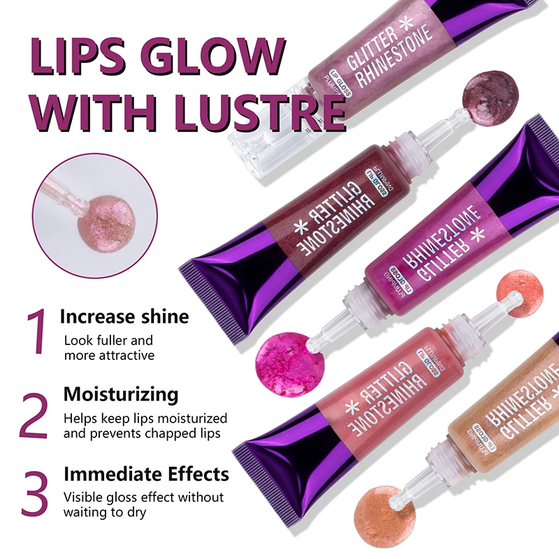 Lip Gloss Tinted For Fuller Lip New Effect Collagen Lip Gloss Moisturizing Lip Care Extreme Volume Lip Essence Lips Enhancer 5