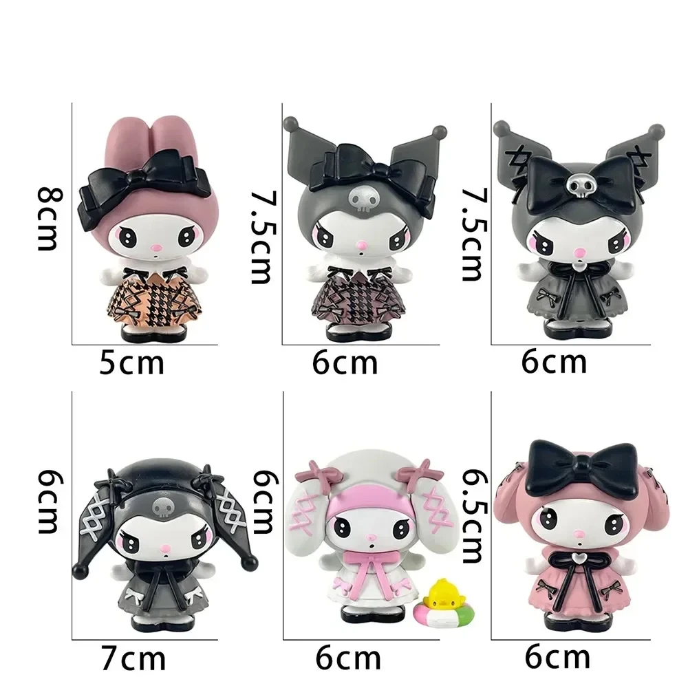4 cm Mini Kuromi Blind Box Cartoon Charakter Action-figuren Puppen Überraschung Tasche Nette Modell Sammlung Trendy Spielzeug Festival Souveni – Detail 2