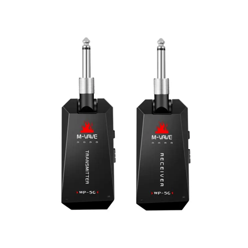 

M-VAVE WP-3 5.8Ghz Wireless Guitar System Transmitter Receiver 4 Channels Battery 8 hours Rechargeable Type C Cable