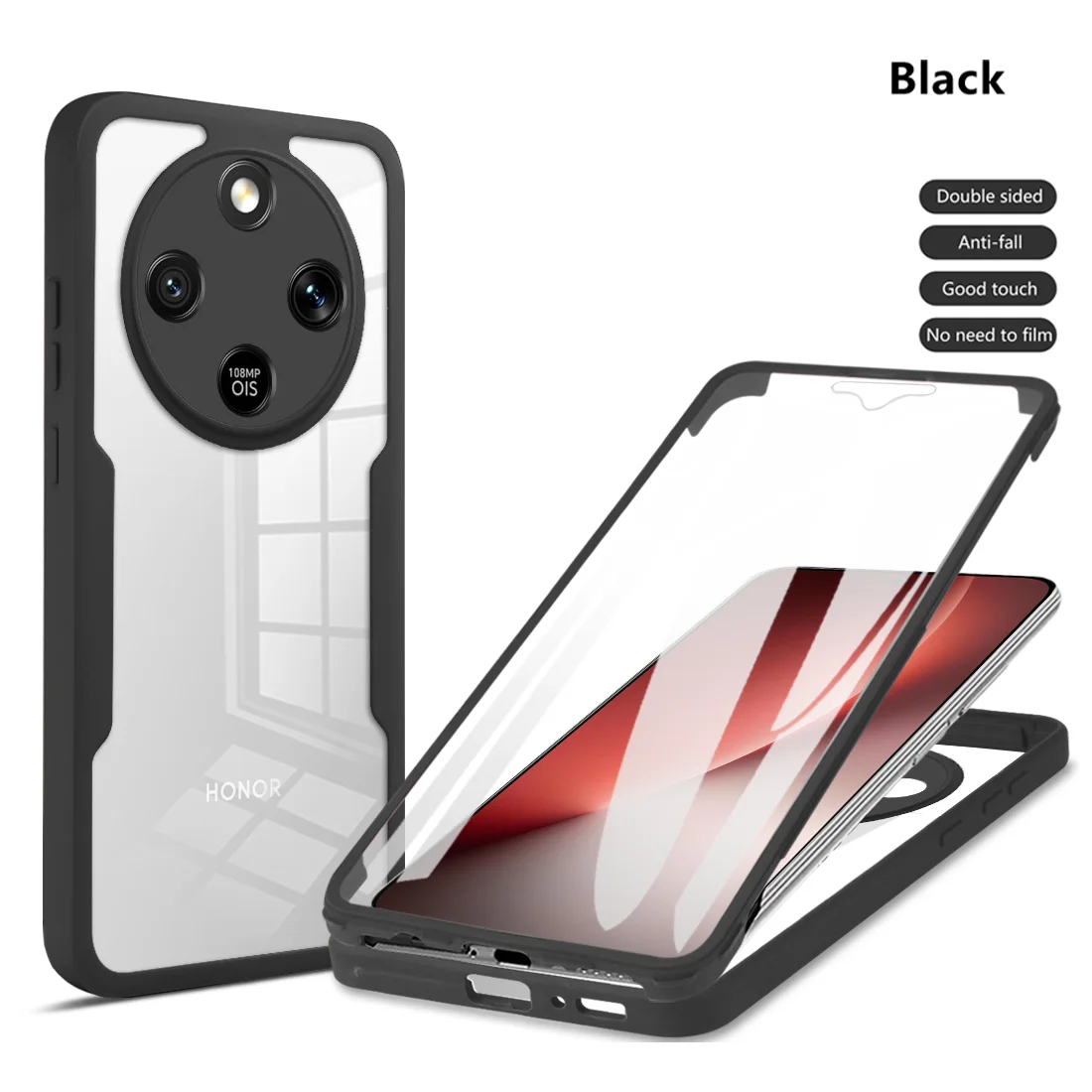 Vollständiger Körperschutz, stoßfeste Hülle für Honor Magic 8 Lite Magic8 X9d, Schutzhülle, Displayschutzfolie, Fundas Coque – Detail 10