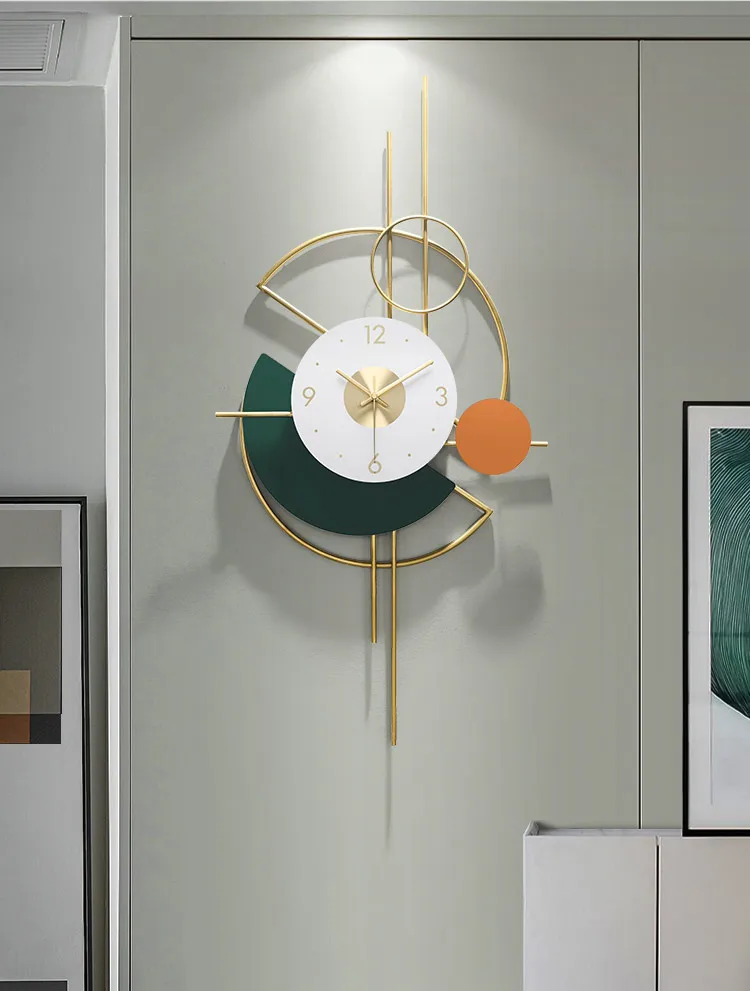 Grande Horloge Murale 3D au Design Moderne