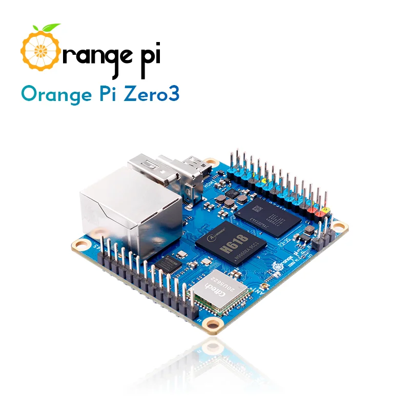 Orange Pi Zero3 1GB LPDDR4 RAM Allwinner H618 Developmetn Board SBC single board computer mini development board ai board ble development board