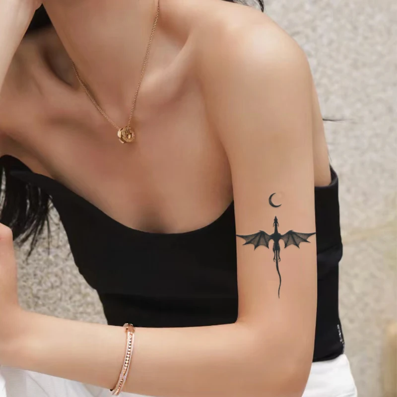 Tatuaggio Temporaneo Drago Gallese (set Di 3) - Italia - Foto 9