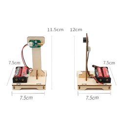 DIY Infrared Alarm STEM Kit: Educational Wooden Puzzle and Science Experiment Toy (Infrared Alarm)