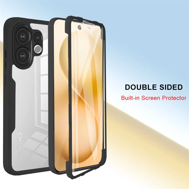 Shockproof 360° Full-Body Case with Screen Protector & Soft Silicone Back Cover