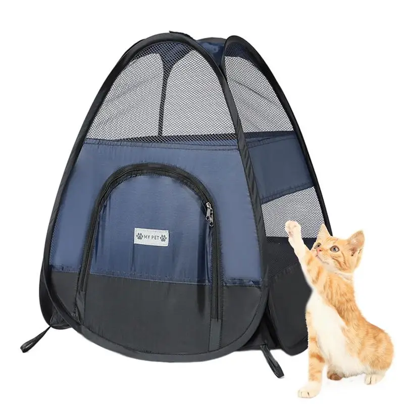 

Dog Tent Animal Tent Breathable Pets Tent Detachable Nest With Grid Window Design Strong Construction Suitable For Duck Puppy
