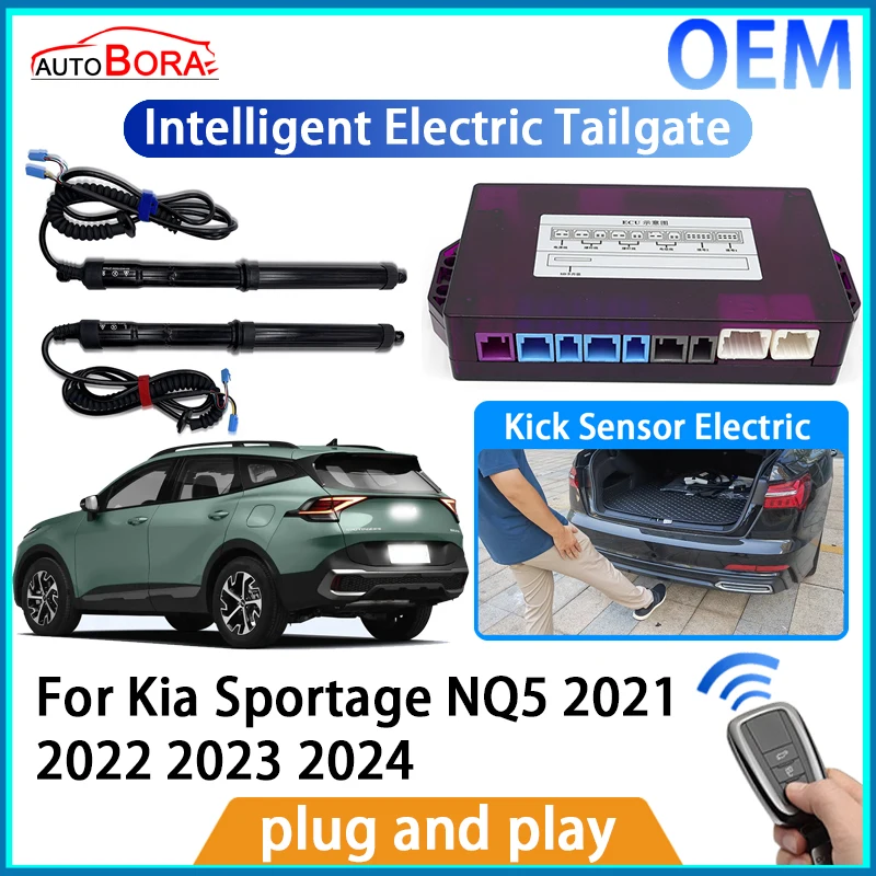 

AutoBora Intelligent Electric Tailgate Automatic Lifting Kit Remote Control Opener Trunk for Kia Sportage NQ5 2021~2024
