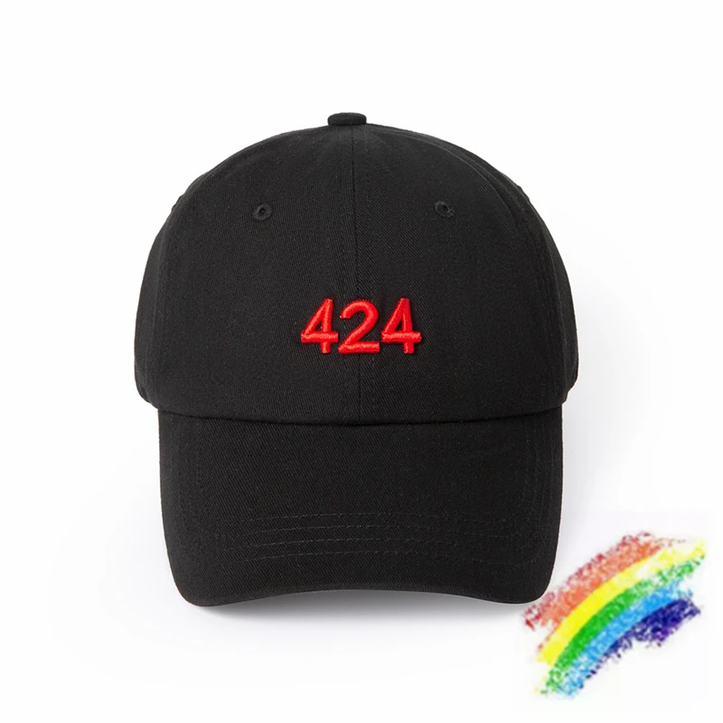 

Red Embroidery 424 Baseball Cap Men Women 1:1 Best Quality Inside Label Adjustable Buckle Hats