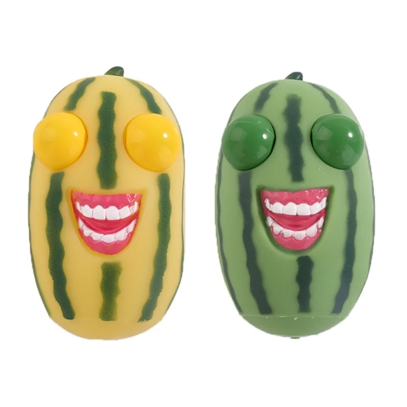 

Funny Watermelon Squeezable Toy Anti-Stress Vent Toy for Students Adult Favor