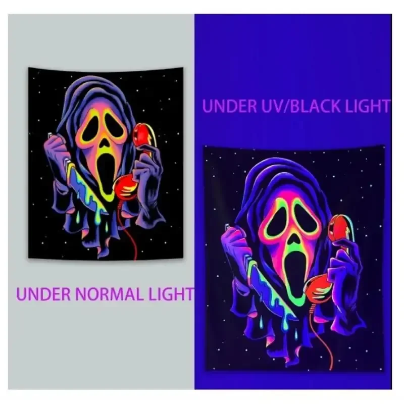 tapestry decorations Gothic Tapestries Trend Tapestries Friends Special Gift Room Decoration Personality Decorated Canvas Horror Decorated