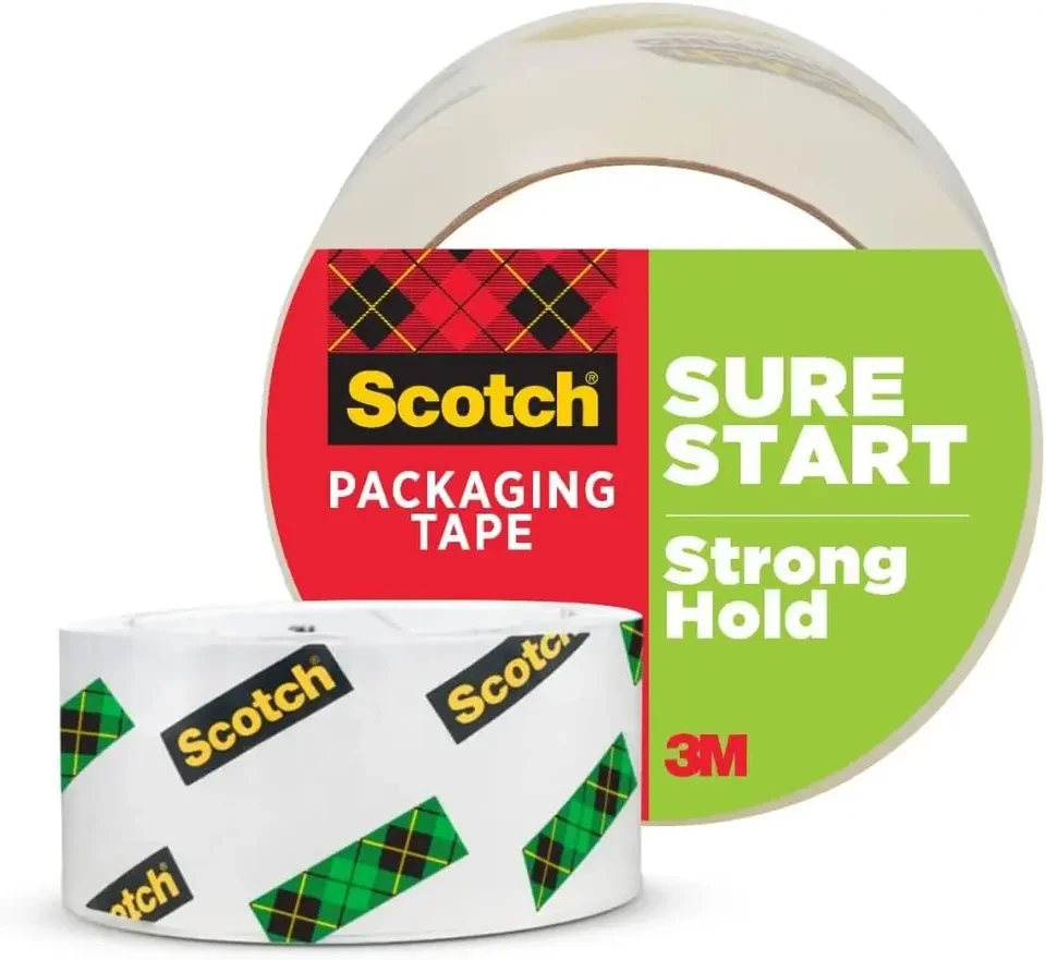 Sure Start Packing Tape for Easy Shipping and Mailing