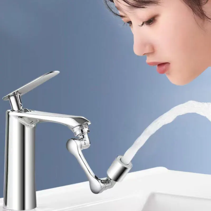 New Rotation Extender Faucet Plastic Splash Filter Kitchen Tap Aerator Washbasin Faucets Bubbler Nozzle Robotic Arm
