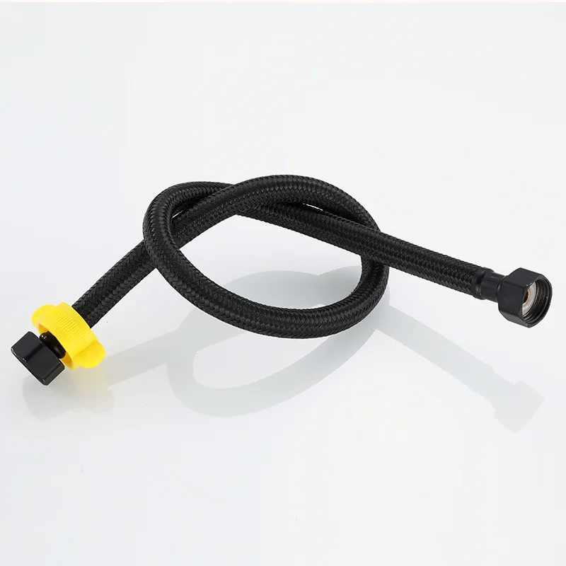 50/60 cm Plumbing Braided Flexible Water Water Supply Hose Faucet Heater Pipe Toilet Connection Inlet Pipe Kitchen Bathroom G1/2 stainless steel double buckle explosion proof shower pipe water heater water supply connection pipe hot water braided hose