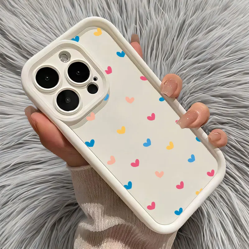 Trendy Stars Love Heart Soft Silicone Shockproof Phone Case Cover
