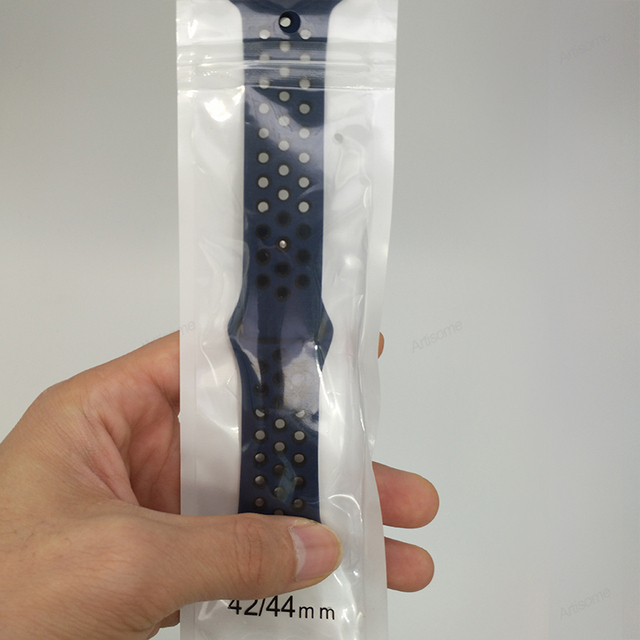 Smart Watch Breathable Sport Silicone Strap (42/44/45mm) Rubber Soft Bracelet Strap for iWatch