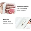 Short Tops Suits Jackets Sweaters Dust Cover Multicolor Plastic Convenient Full-Length Zipper Wardrobe Clothes Bags 5
