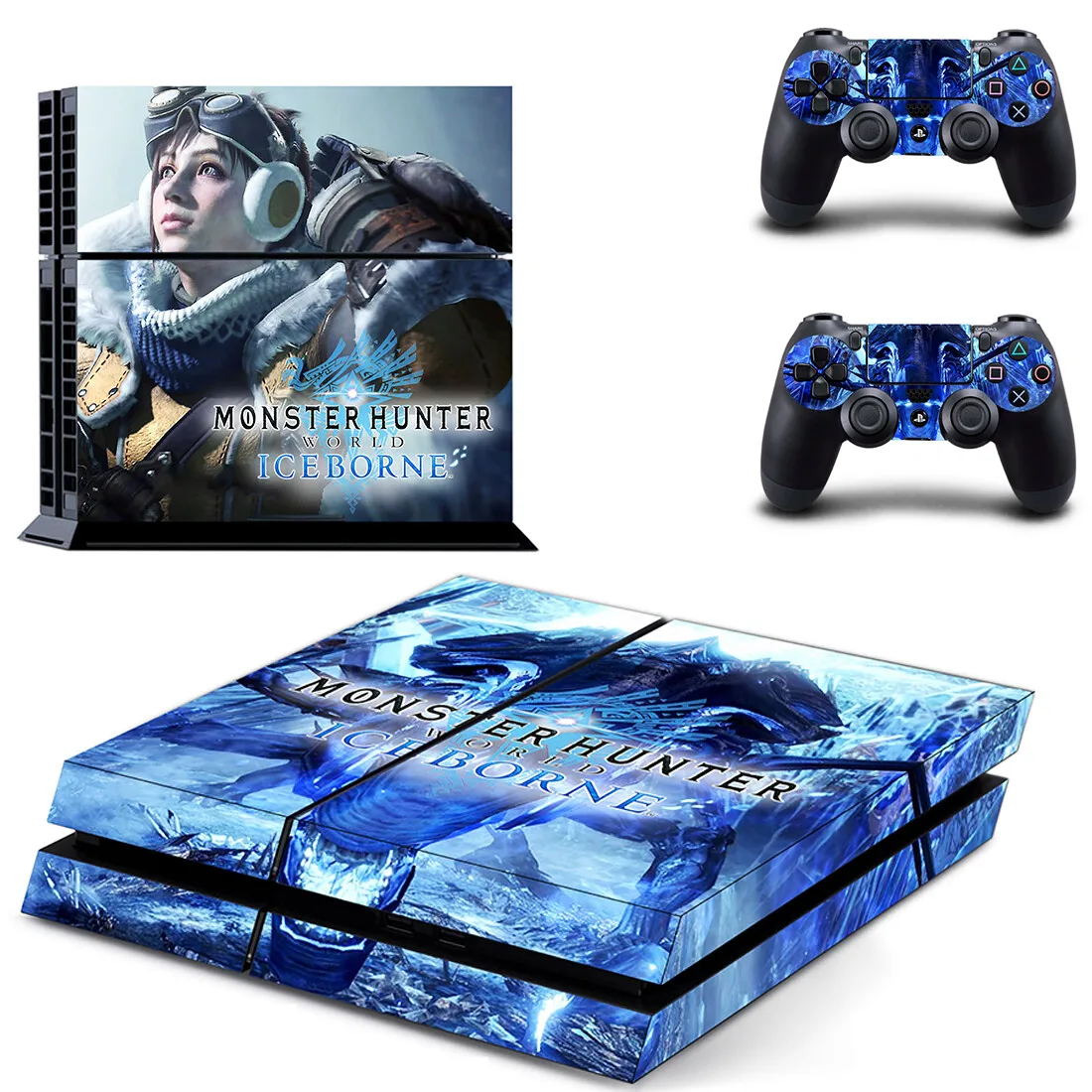 몬스터 헌터 월드 PS4 스킨 스티커 데칼 커버 보호대, 콘솔 및 컨트롤러 스킨 비닐