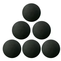 6Pcs 50mm Soft High Tenacity Lightweight EVA Electric Muscle Massager Replacement Head Massage Gun Ball Head Accessories Black 2