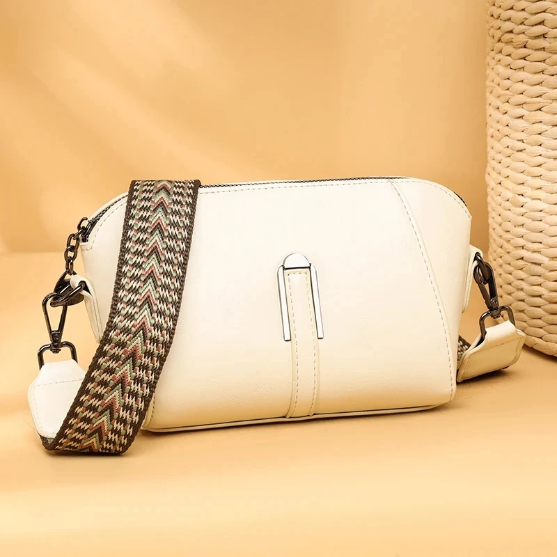 High Quality Small Crossbody Bag Women Trend Luxury Oil Wax Leather Shoulder Bag Fashion Ladies Handbag And Messenger Purse