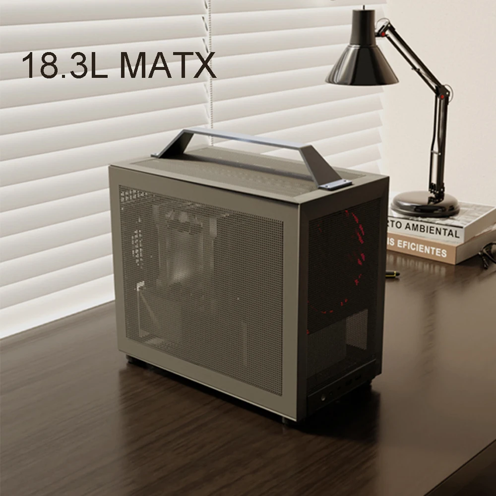 MATX PC 케이스 게이머 캐비닛 케이스, PC DIY 게이밍 컴퓨터 케이스..